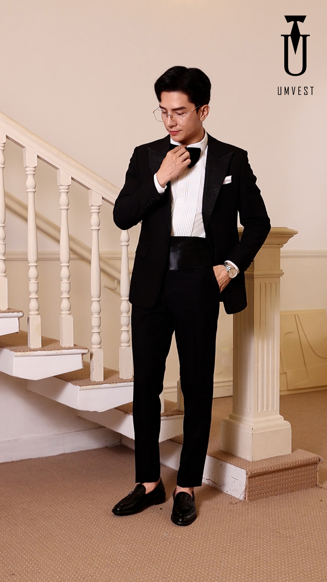 Tuxedo Nam Màu Đen - Ảnh 6