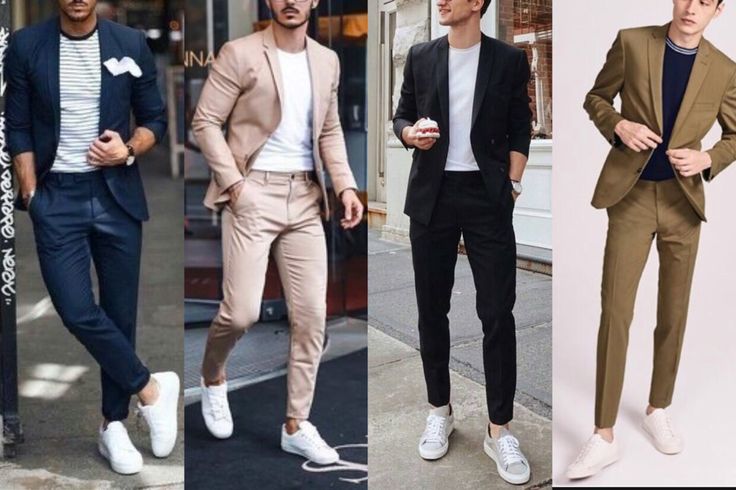 Cách phối áo vest nam với áo thun